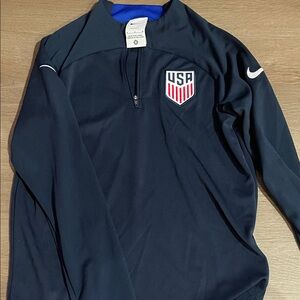 Nike Navy USA Soccer Pullover